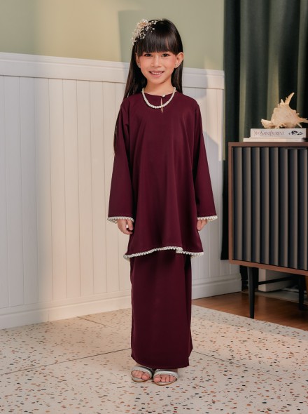 Dara Kids In Maroon